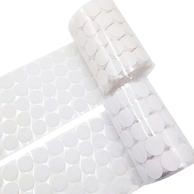 양면 원형 접착 테이프 찍찍이 10mm(90매)/20mm(50매)