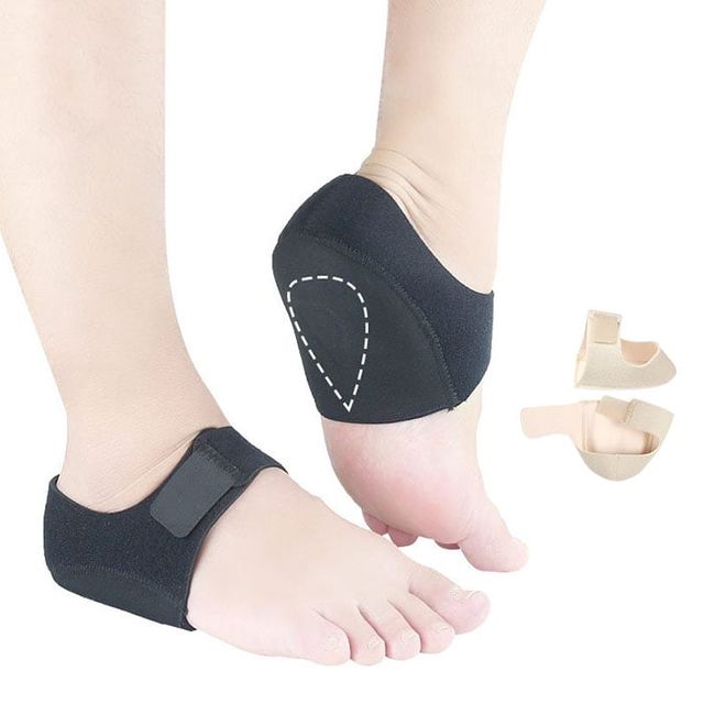 실리콘 발뒤꿈치 보호 쿠션 패드 찍찍이 양쪽세트