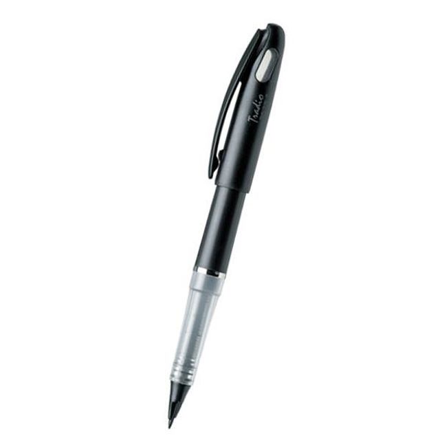 펜텔 트라디오 펜(0.4-0.7mm) 흑색 1EA(제작 로고 인쇄 홍보 기념품 판촉물)