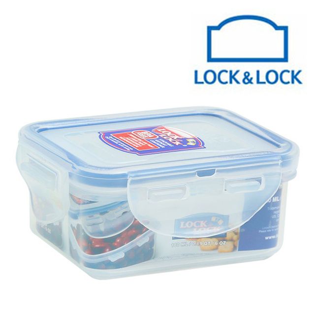 락앤락 밀폐용기 직사각 180ml 김치 반찬통 보관용기