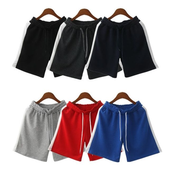 옆줄 5부반바지 트레이닝팬츠 DM-6710