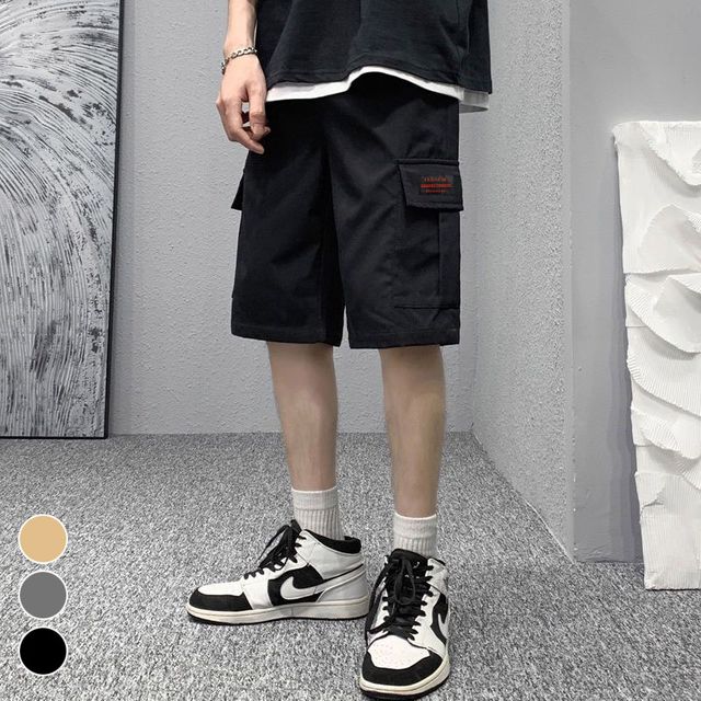 캐주얼 밴딩 카고 반바지 ELC-9035