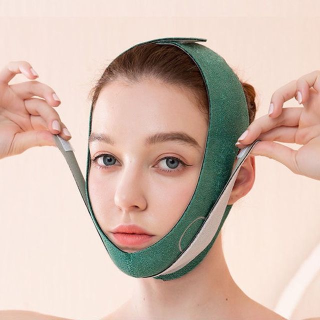 브이라인 리프팅 마스크밴드 턱살 볼살 이중턱 각진턱