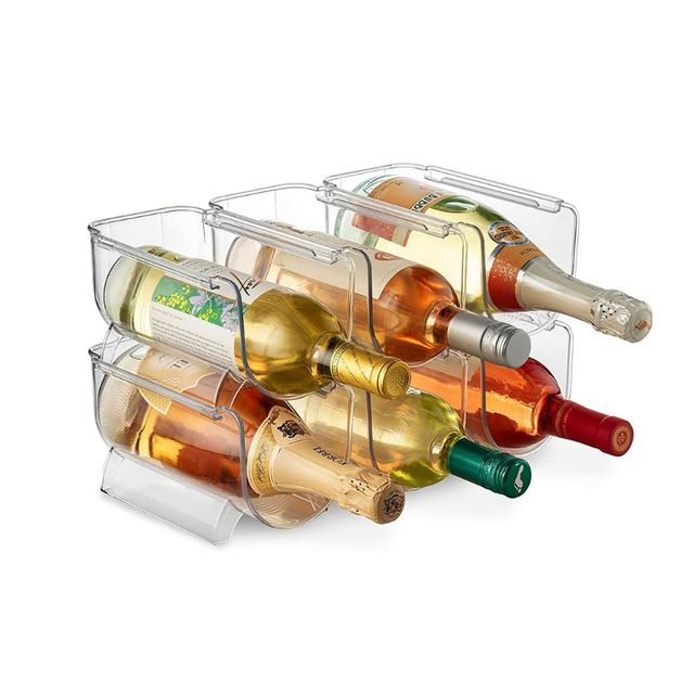투명 와인 랙 보관함 와인병 수납대 실용형