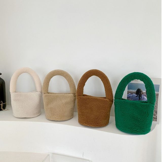 4컬러 뽀글이 미니 복조리 토트백 OSM-1006741