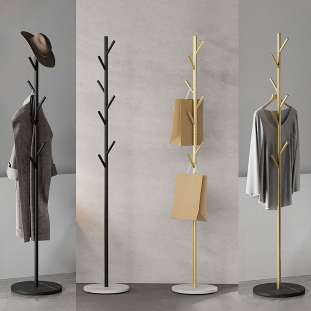철제 인테리어 옷걸이 행거 스탠드형 다용도 수납 소품