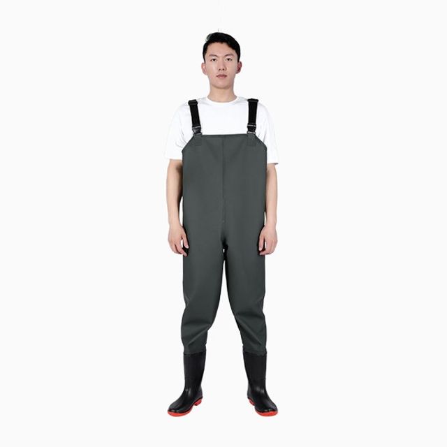 일체형 전신 멜빵 방수 작업복 방수웨이더 해루장비