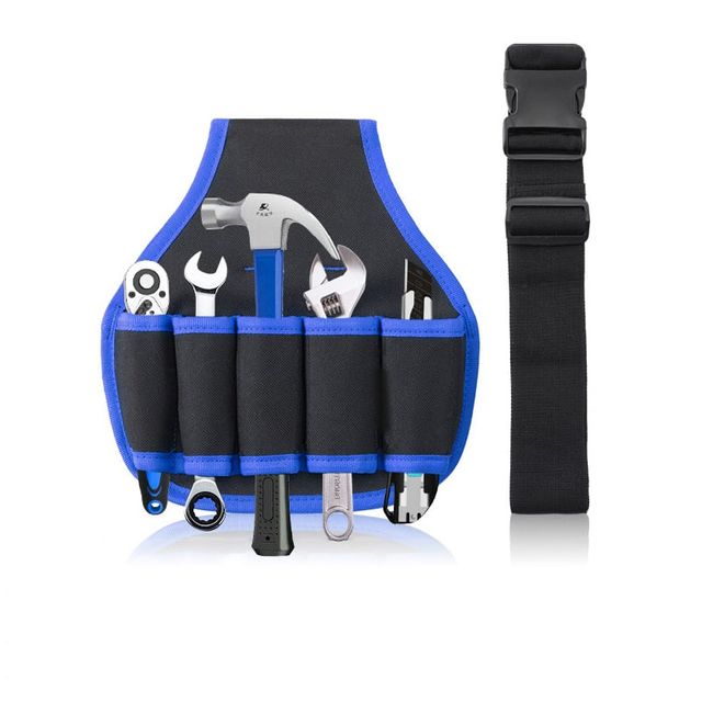 공구 허리 벨트 못가방 블루 수리도구 힙색 작업백