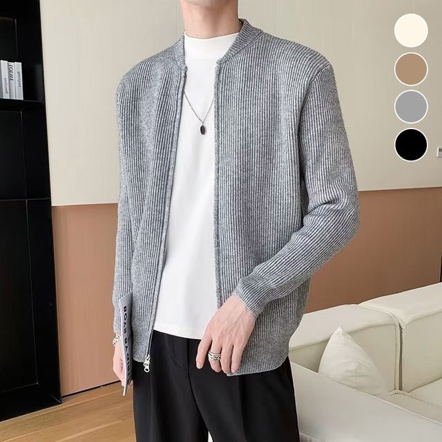 남성 간절기 더블 집업 가디건 EL-1004362