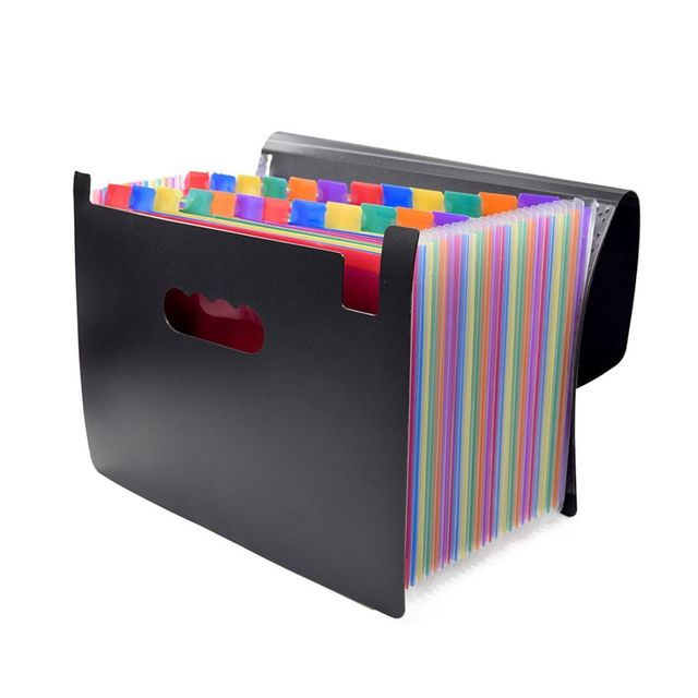 휴대용 A4 24포켓 서류 정리함 사무실 학교 필수 아이템