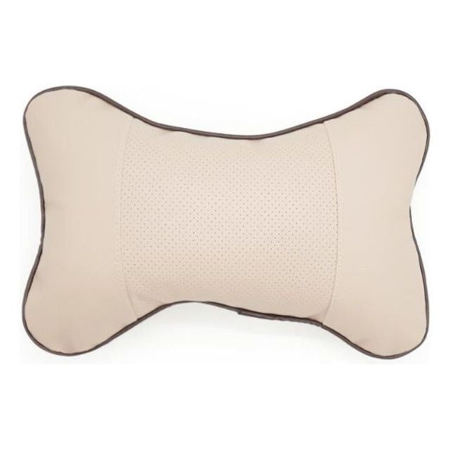 차량용 가죽 목쿠션 2개입 헤드레스트 베개