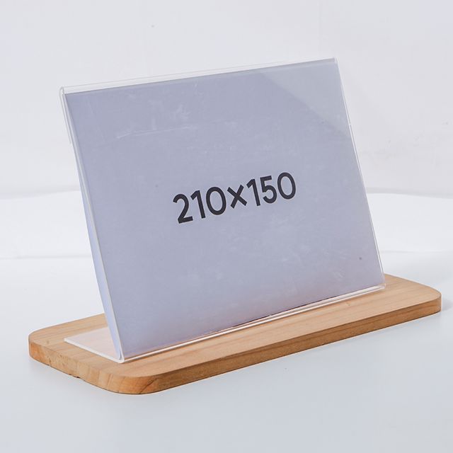 아크릴 POP 꽂이 가격표 메뉴판 투명 스탠드 21x15