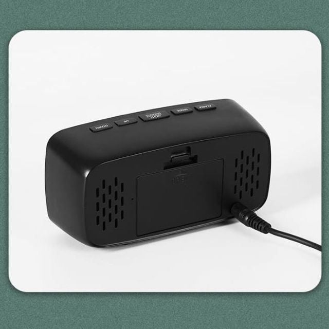 밝기조절 LED 탁상시계 스탠드 알람 온도계