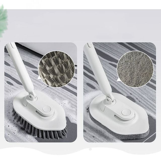 2종류 헤드 욕실 청소솔 리필 헤드 4P 청소도구