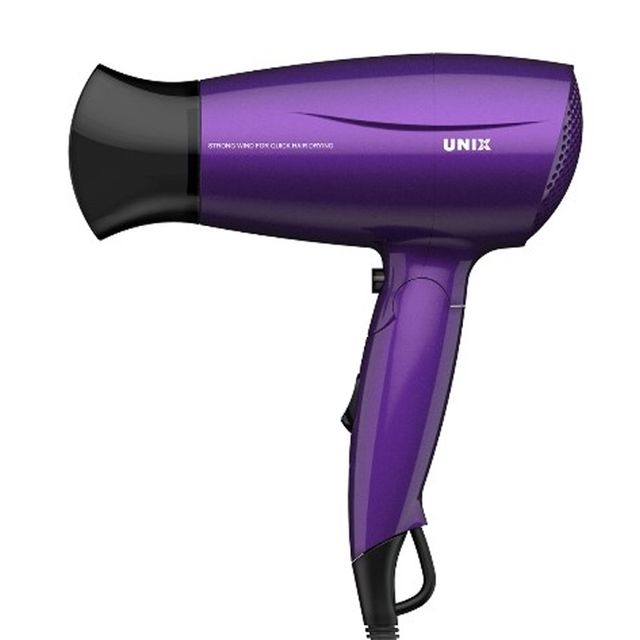 유닉스3966 부드러운 열풍 접이식 헤어 드라이어기