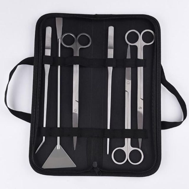 수조 관리 필수 가위 집게 6종 세트 어항 수초 가꾸기 도구