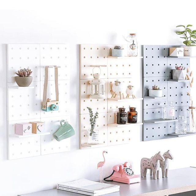 키밍 벽걸이 수납선반 무타공 진열대 정리함 공간 절약