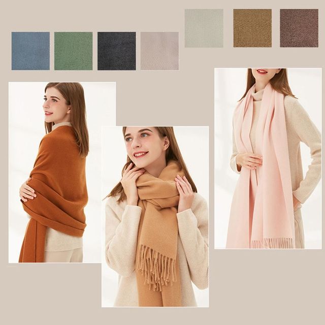 키밍 부드러운 니트 머플러 커플 목도리 선물용