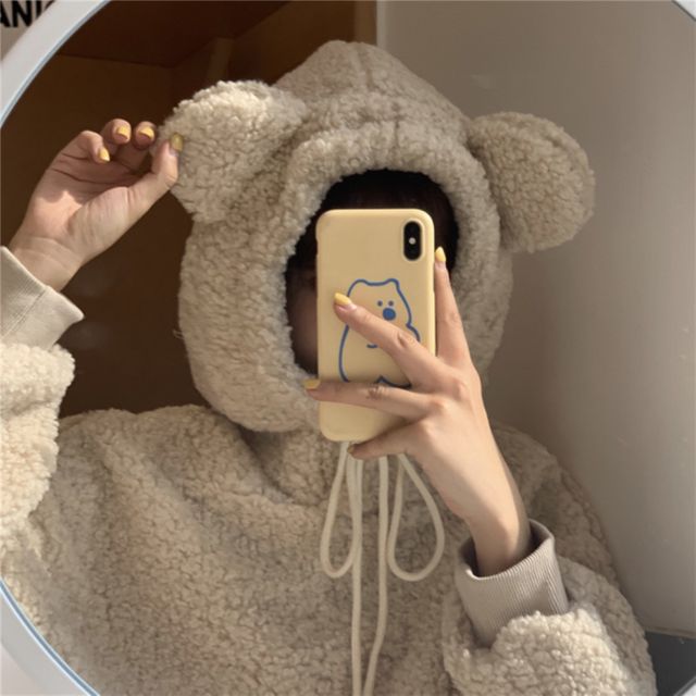 테디 뽀글이 후드티 4color SL-1004530