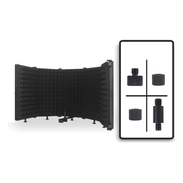 접이식 소음 차단 마이크 녹음장비 5단 조정 가능