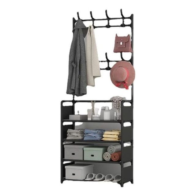 4단 5단 철제 스탠드 행거 옷걸이 신발장 조립식 수납장
