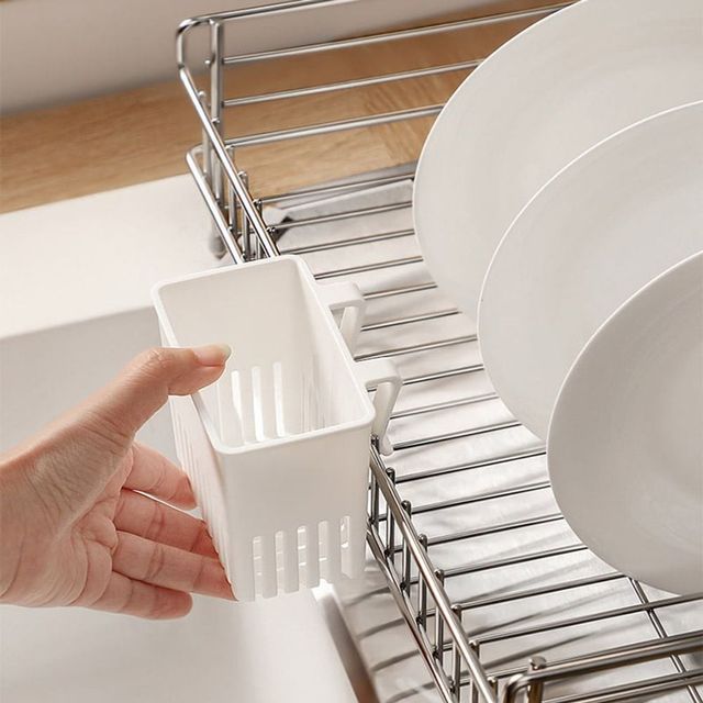 수저 정리함 식기 건조대 수납통 물빠짐 트레이