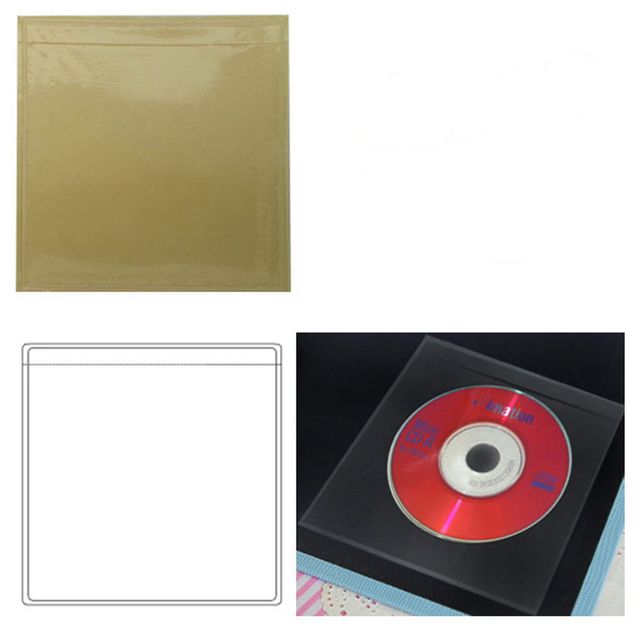 [ 밀봉형 포켓 라벨테이프 소형디스켓 미니CD 30매 ] 비닐라벨 포장라벨 씰스틱 윈디커 포스트포켓