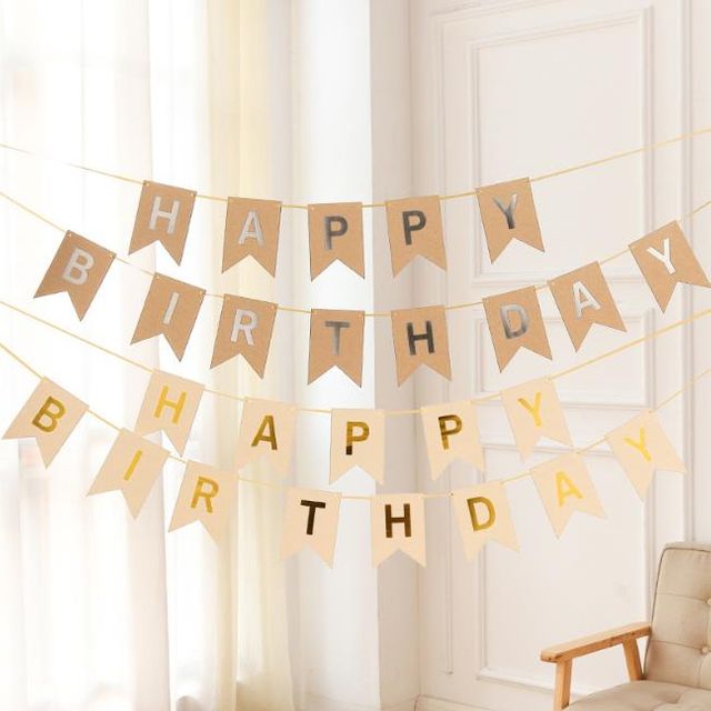 키밍 생일 파티 가랜드 해피벌스데이 인테리어 소품