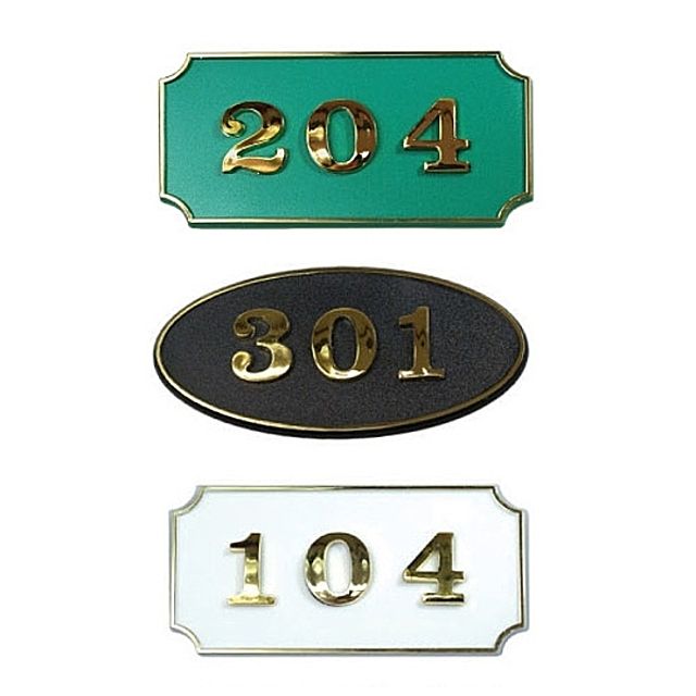 [ 고급형 방호수 번호판 사각 타원 ] 모텔 호텔 건물 빌딩 숫자판 숫자표지 숫자표시 방번호 룸번호 표시판