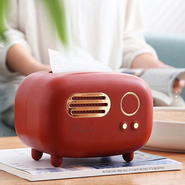 뉴트로 티슈 케이스 휴지 곽 화장지 두루마리 커버