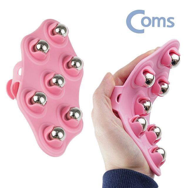 7구슬 실리콘 셀프 마사지기 그립 안마기 안마장갑