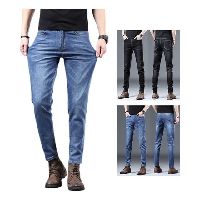 키밍 빅사이즈 남자청바지 슬림 일자 스판 테님 팬츠