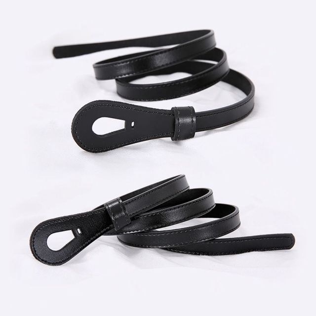 여성용 가죽 정장 코트벨트 6컬러 링벨트