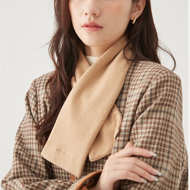 스카프 방한 커플 머플러 단색목도리 벨벳 남여공용