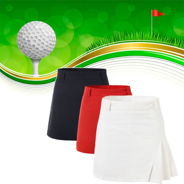 키밍 여성 골프 스커트 치마 속바지 플리츠 골프복