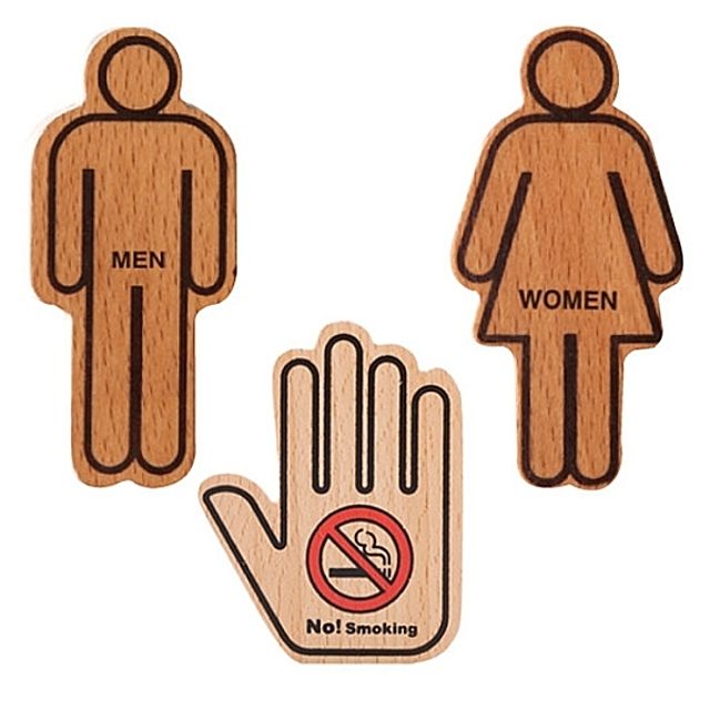 우드사인 입체 3종