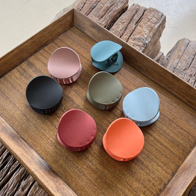 미니 원형 무광 올림머리 집게핀 헤어핀 머리핀 집게