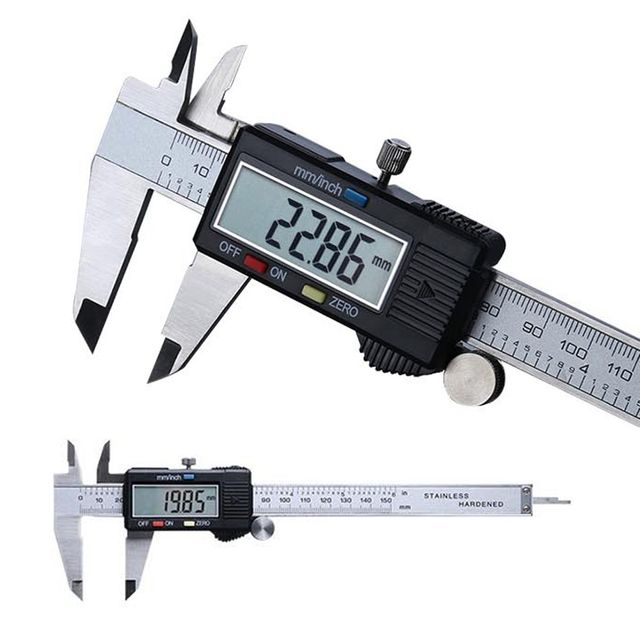 고정밀 블랙 디지털 버니어 캘리퍼스 150mm전문가용