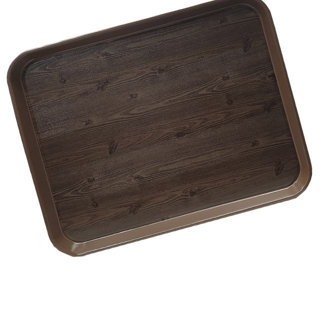 옹이 나무무늬 업소용 사각쟁반 8호