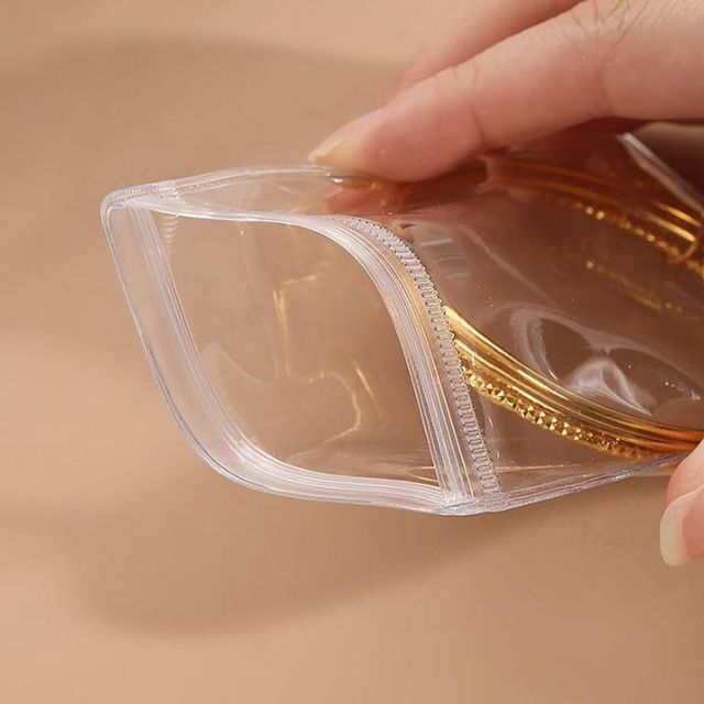 미니 지퍼백 정리함 보관 파우치 일상 소품 정리