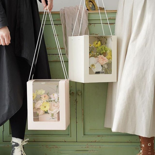 키밍 플라워 박스 케이크 포장 선물 케이스