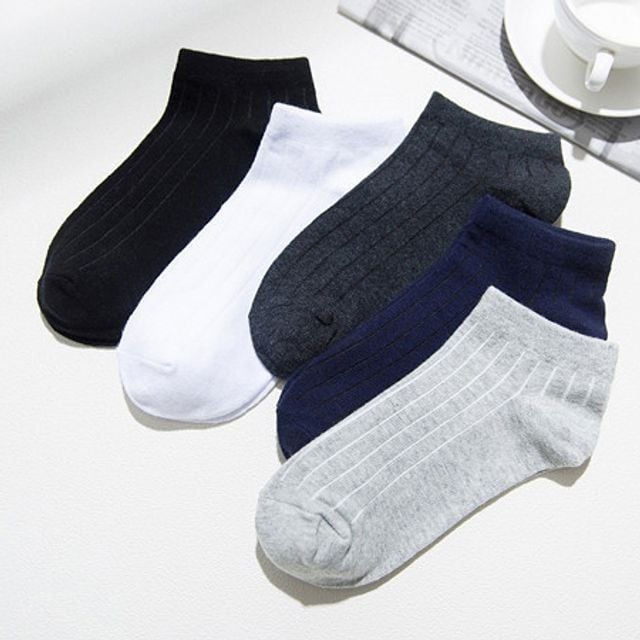 키밍 남성 발목 무지 양말 기본 5켤레 세트