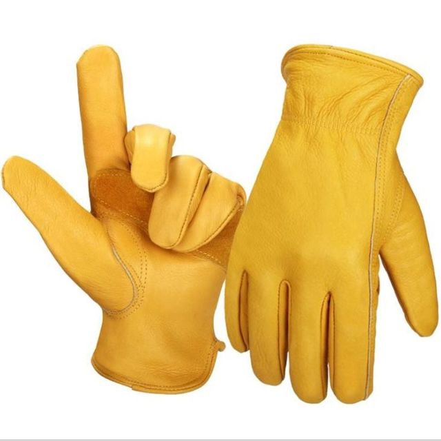 다용도 소가죽 캠핑 장갑 아웃도어 라이딩 작업용