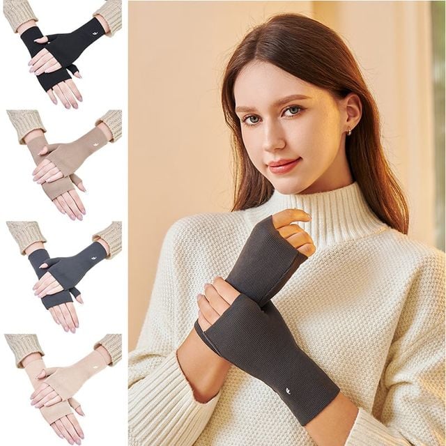 사무실 운전용 겨울 반장갑 보온 라이딩 키보드장갑