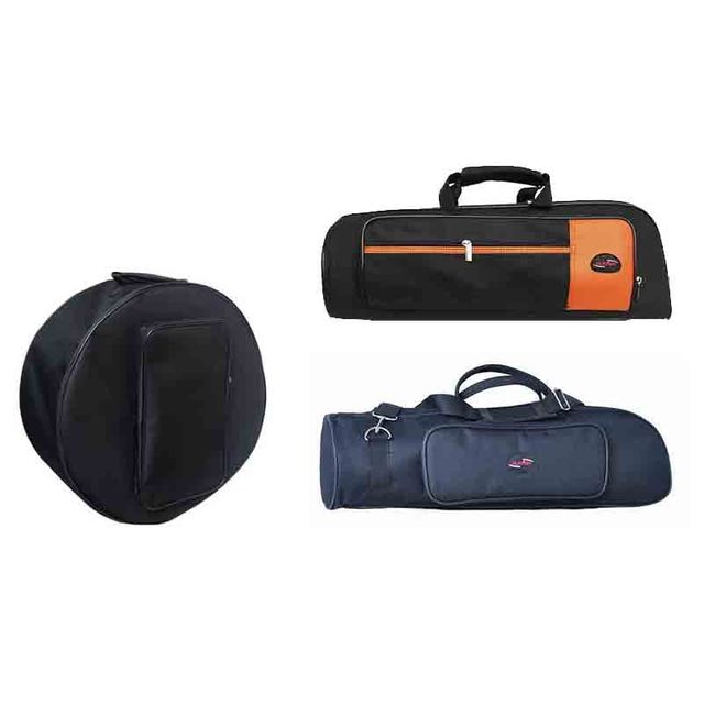 스네어드럼 트럼펫 악기 가방 원형 보관 파우치 블랙