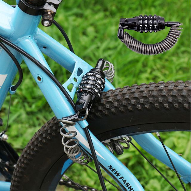 키밍 케이블 킥보드 잠금장치 자전거 오토바이 열쇠