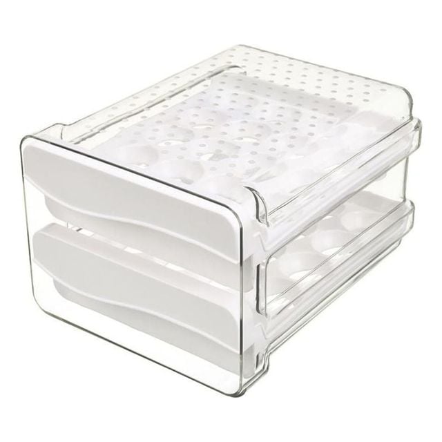 주방 냉장고 계란 보관함 40칸 2단 정리함