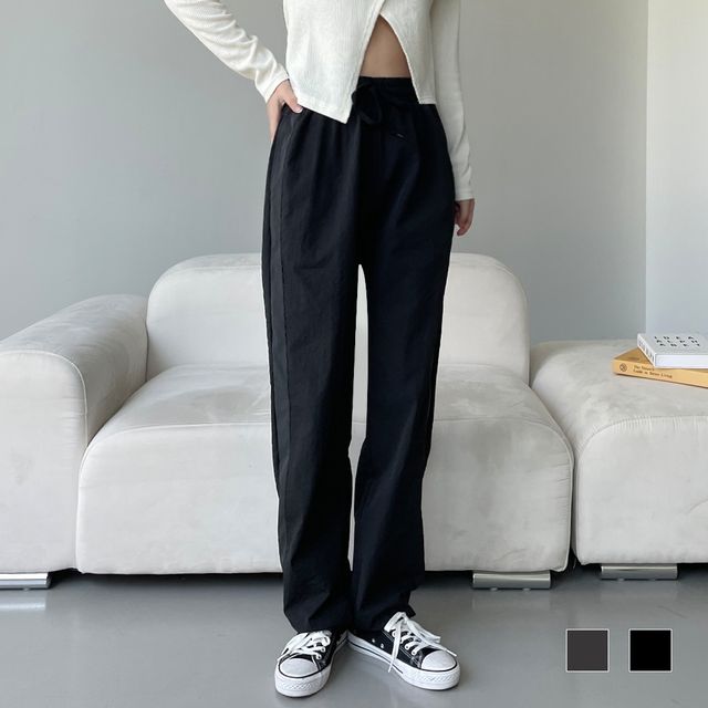 베이토 옆라인 배색 밴딩 조거 팬츠 SD-230456