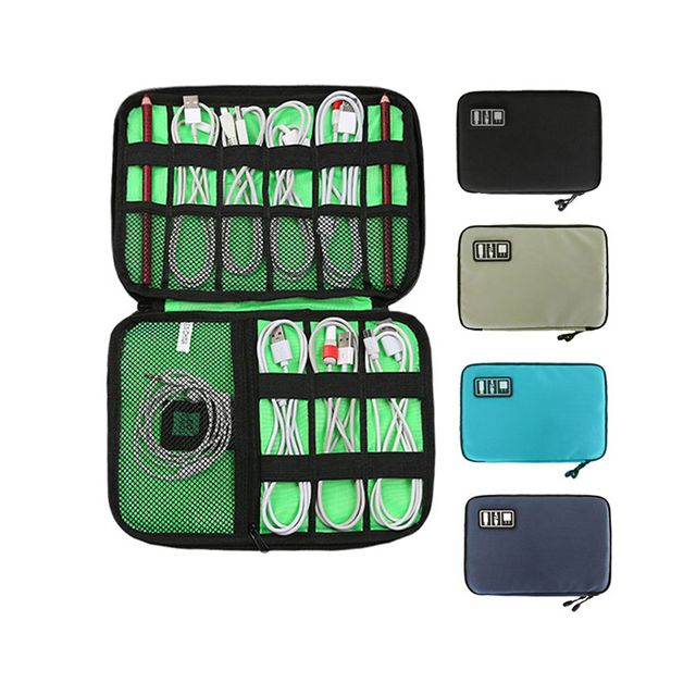 디지털 케이블 파우치 선정리 다용도 휴대용 수납가방