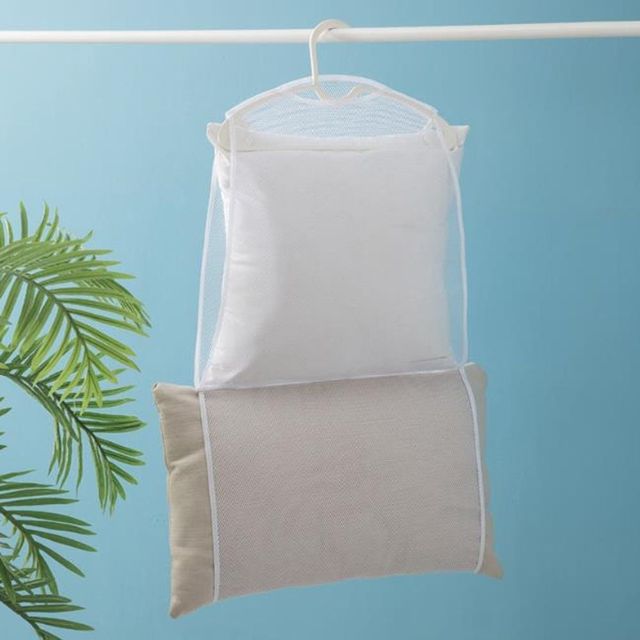 다용도 베개 건조대 1단 2단 공간 절약 쿠션 세탁행거
